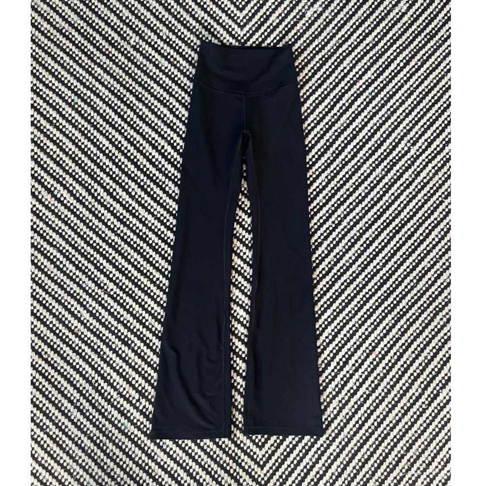 YPB‎ SculptLUX Flare Leggings Black High Waisted Activewear Pants XS